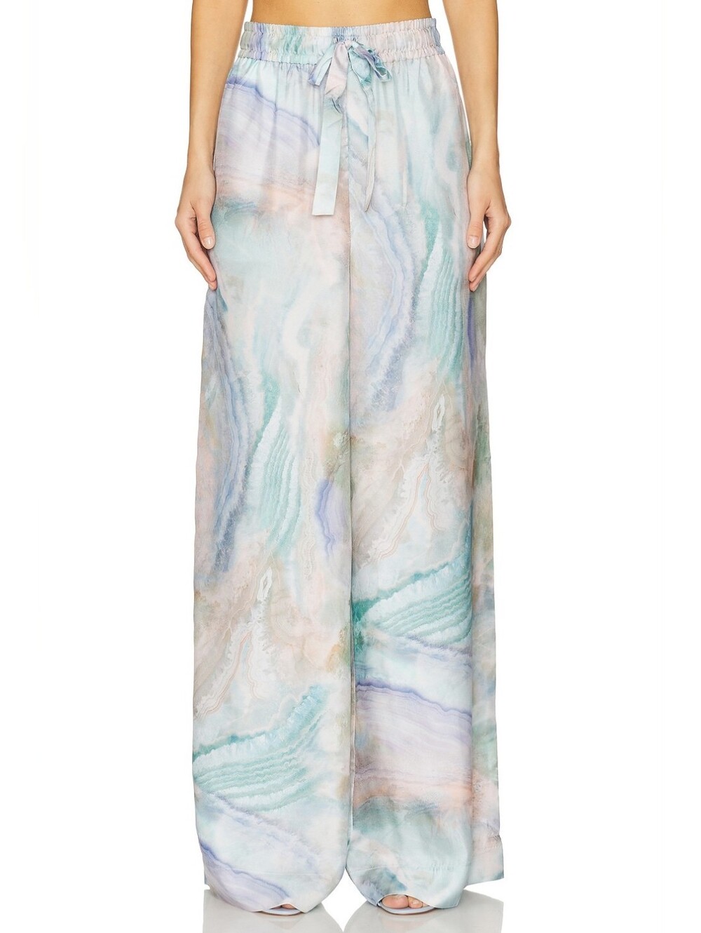 Zimmermann Wide-Leg Illuminate Track Silk Pants - Picture 7 of 13